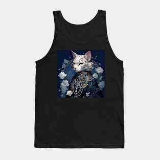 Silver Bengal Cat Tank Top